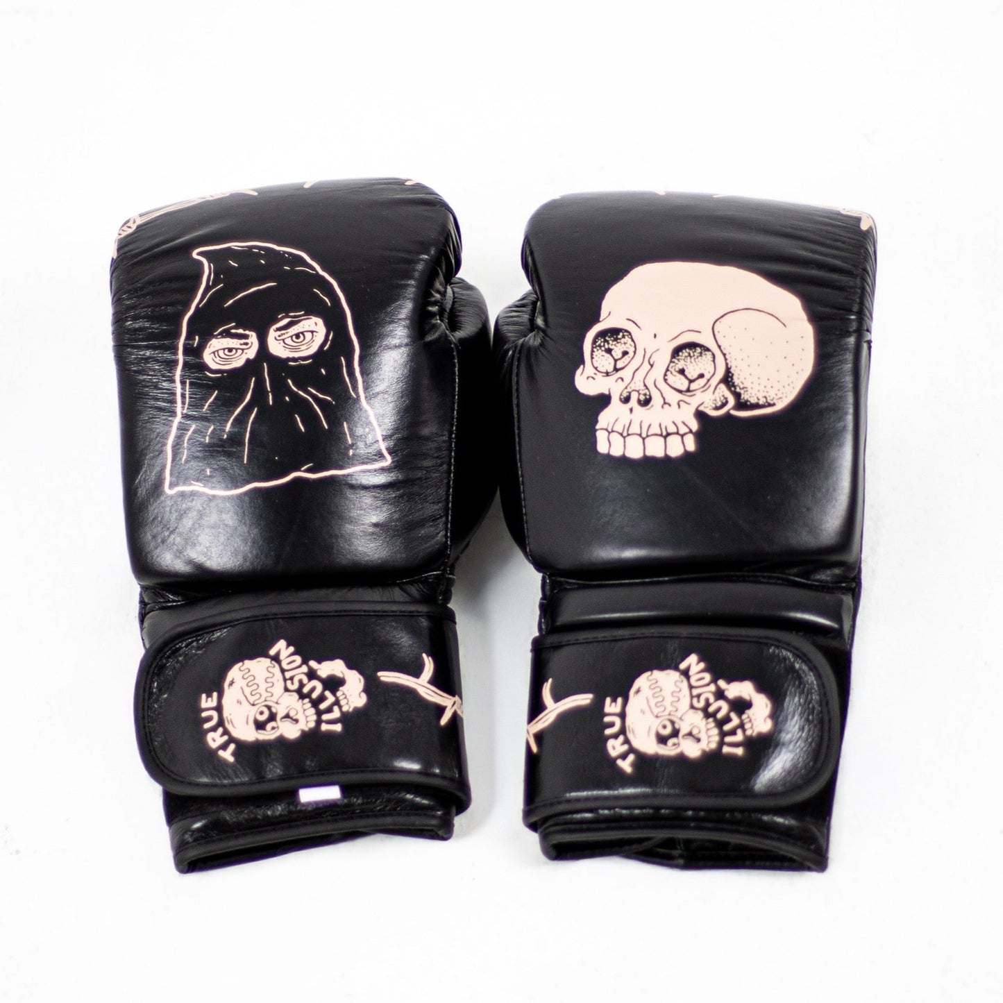 True Illusion Boxing Gloves - Executioner Vegan Leather - 12oz, 14oz, 16oz
