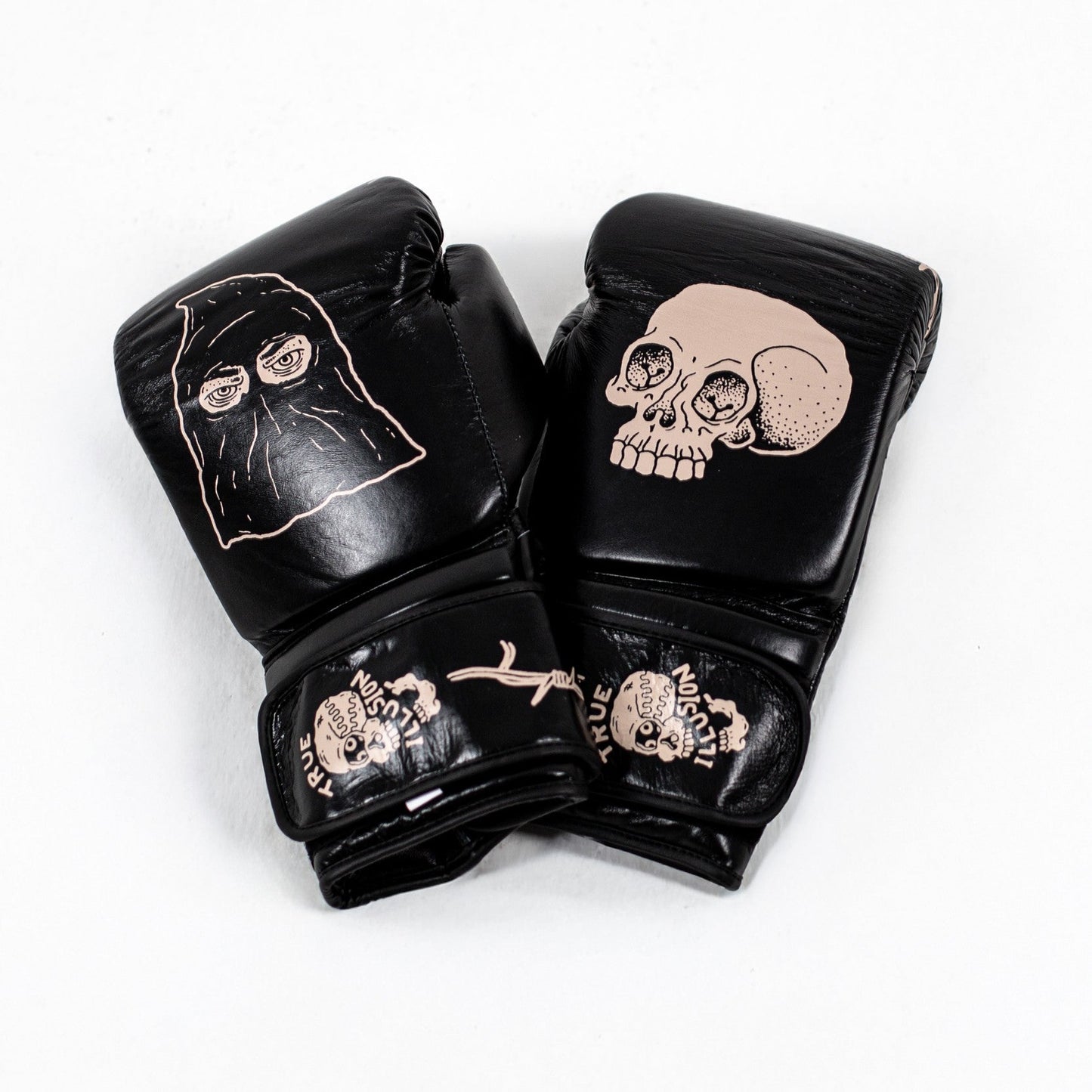 True Illusion Boxing Gloves - Executioner Vegan Leather - 12oz, 14oz, 16oz