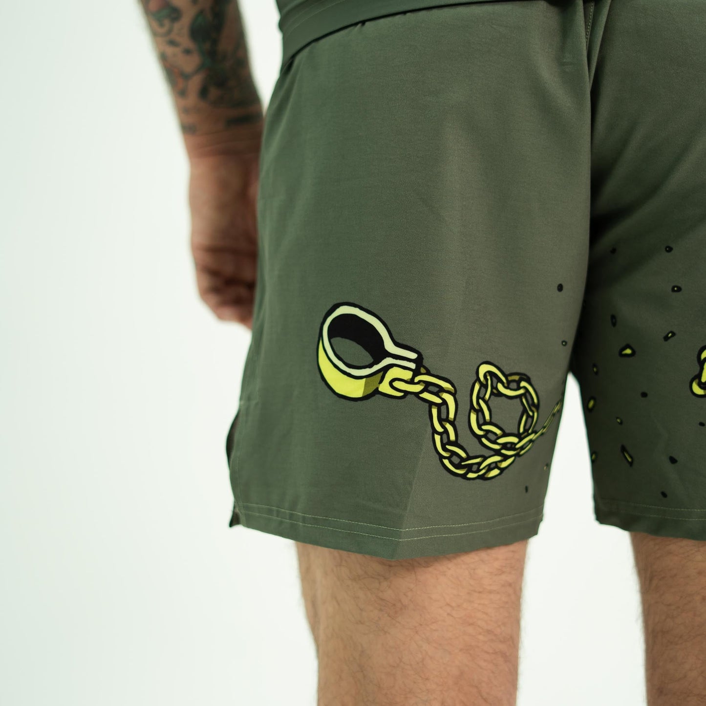 True Illusion Shorts - Fire Skull