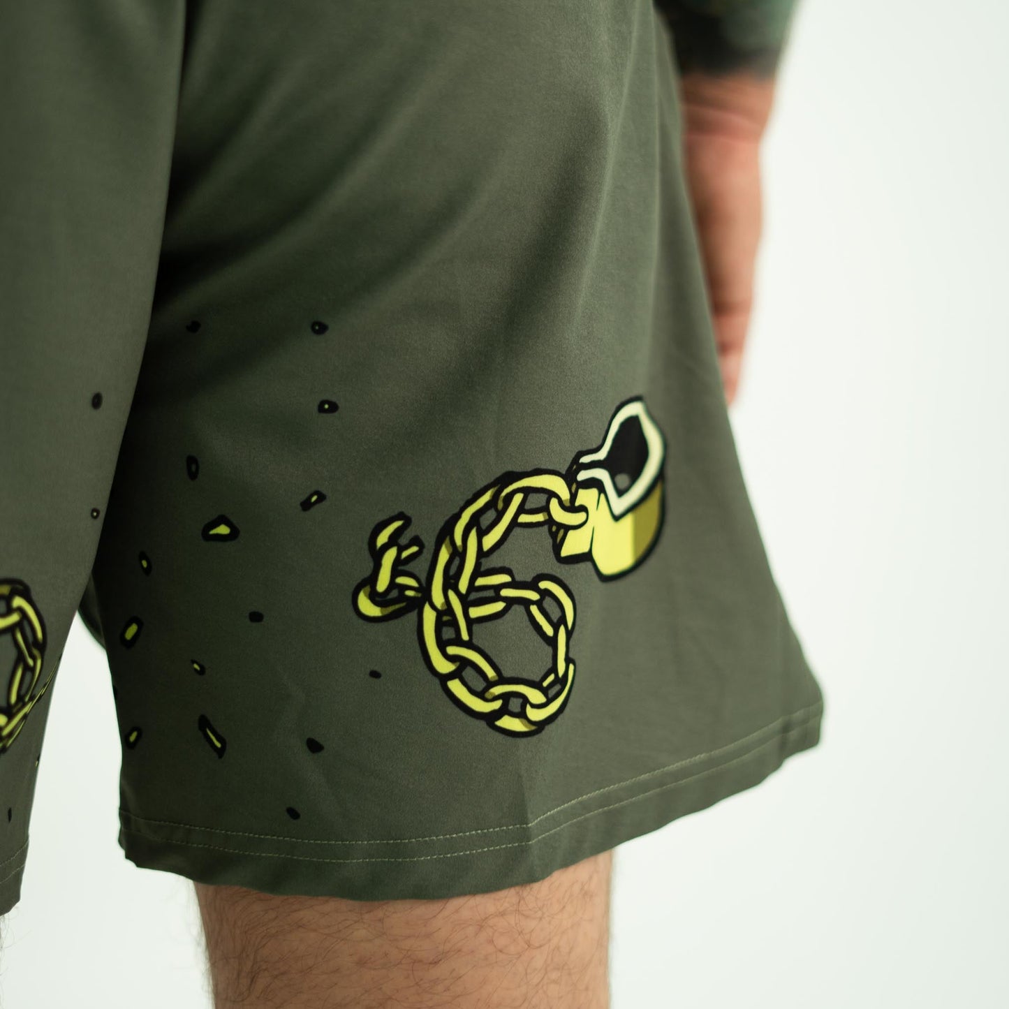 True Illusion Shorts - Fire Skull