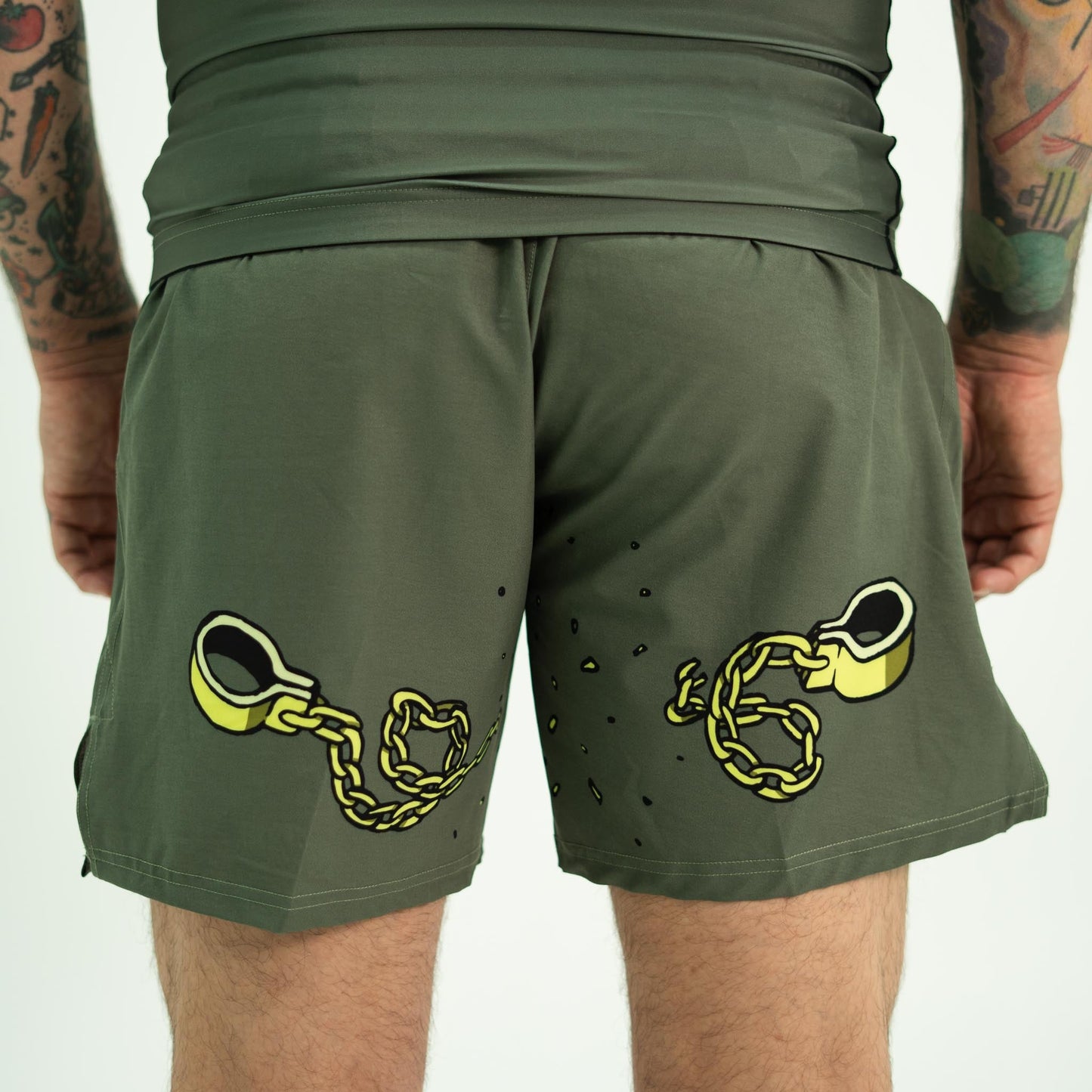 True Illusion Shorts - Fire Skull