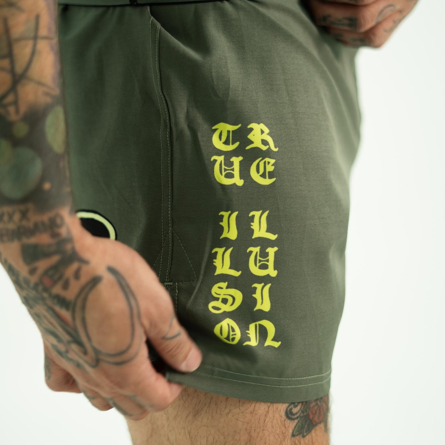 True Illusion Shorts - Fire Skull