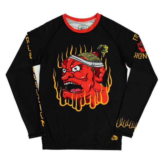 True Illusion Long Sleeve Rash Guard - Grappling Demons