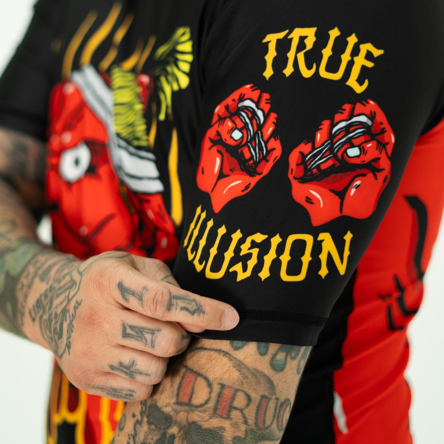 True Illusion Short Sleeve Rash Guard - Grappling Demon