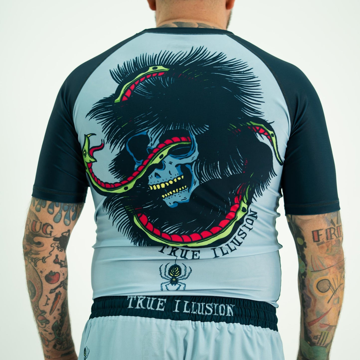 True Illusion Short Sleeve Rash Guard - Necro Viper