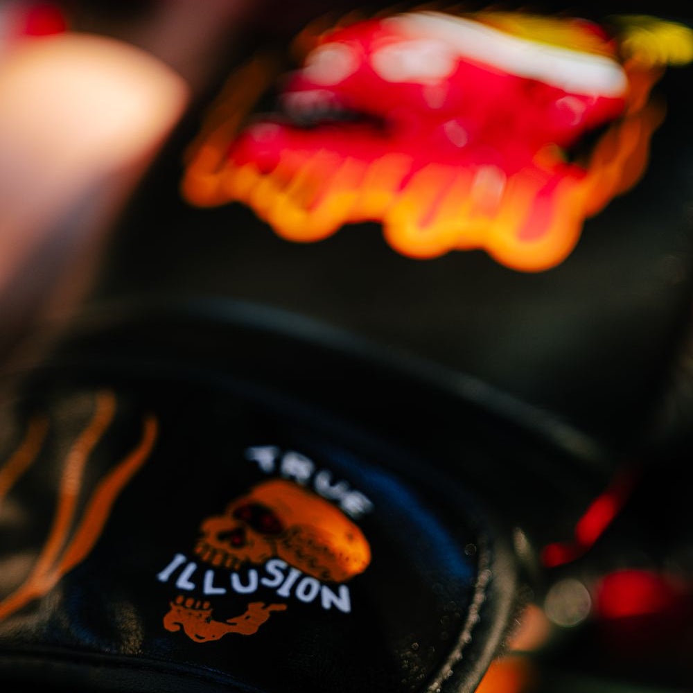 True Illusion Vegan Leather Boxing Gloves - Demon