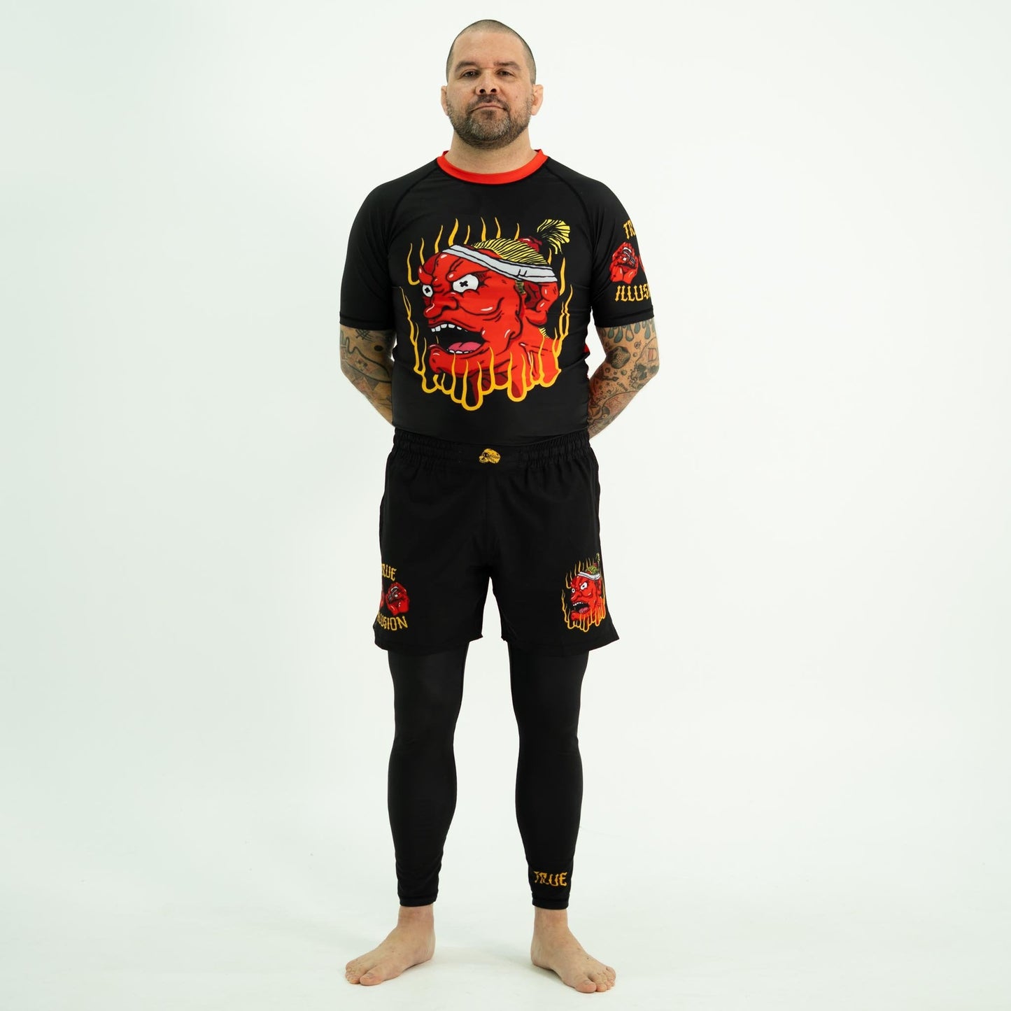 True Illusion Short Sleeve Rash Guard - Grappling Demon